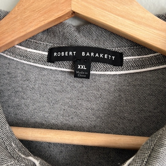 ROBERT BARAKETT Gray Filmore Polo Shirt XXL - Picture 4 of 8